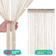 String Curtain Panel - Beige